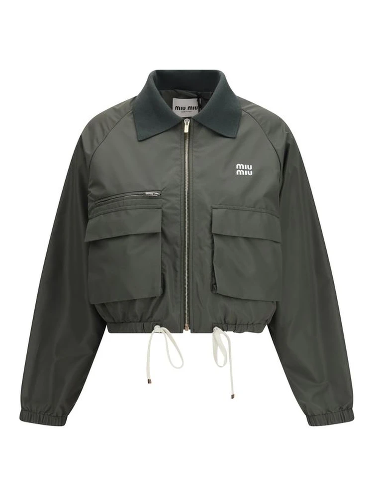 Bicolor Polyester Shell Jacket
