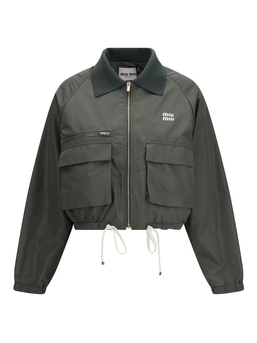 Bicolor Polyester Shell Jacket