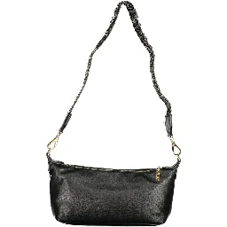Black Polyurethane Women's Bag