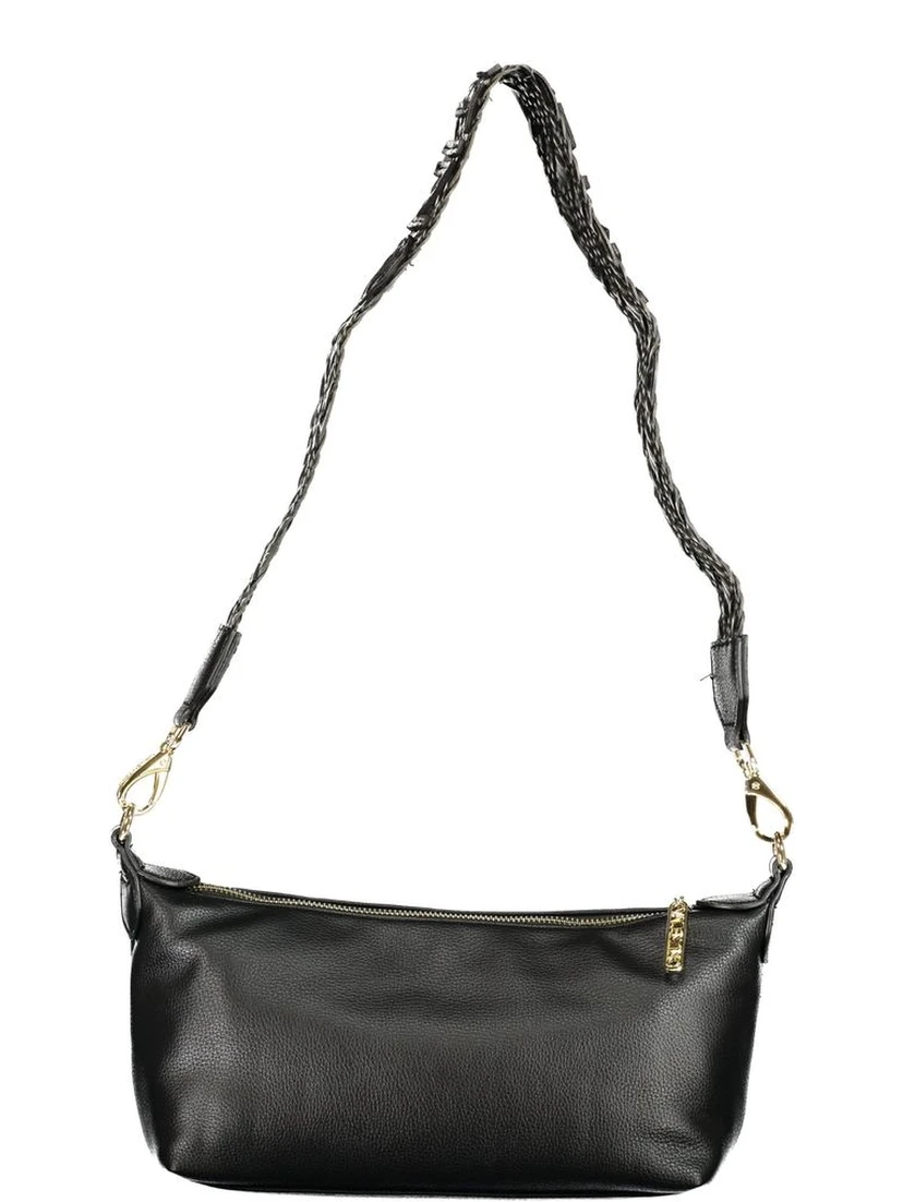 Black Polyurethane Women's Bag