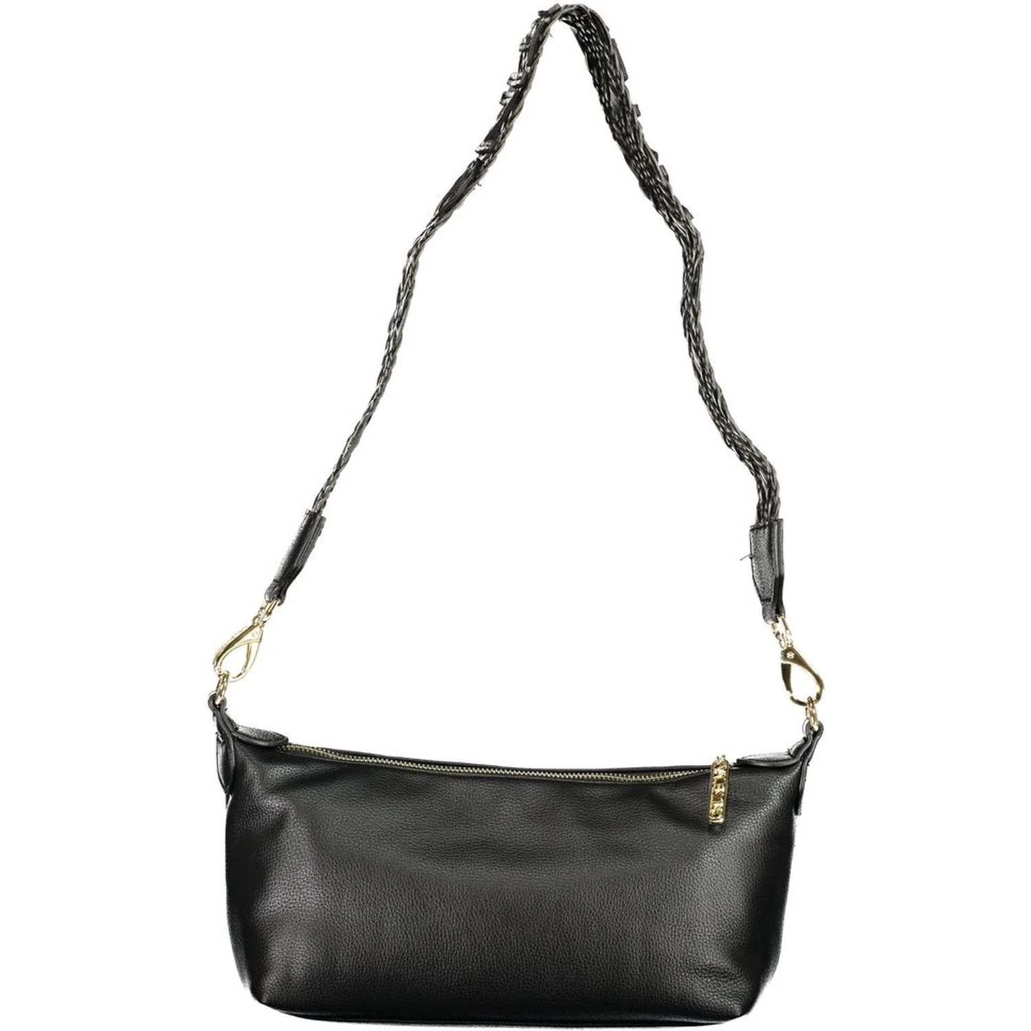 Black Polyurethane Women's Bag