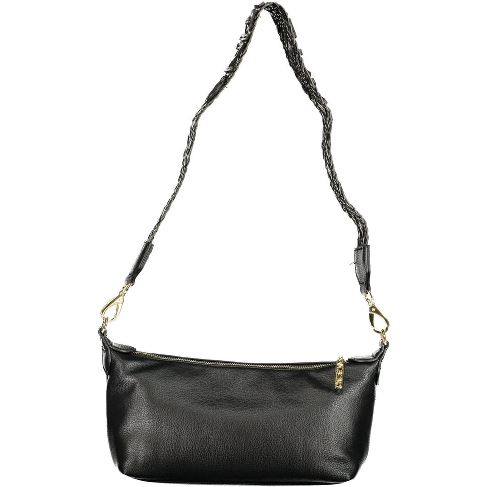 Black Polyurethane Women's Bag