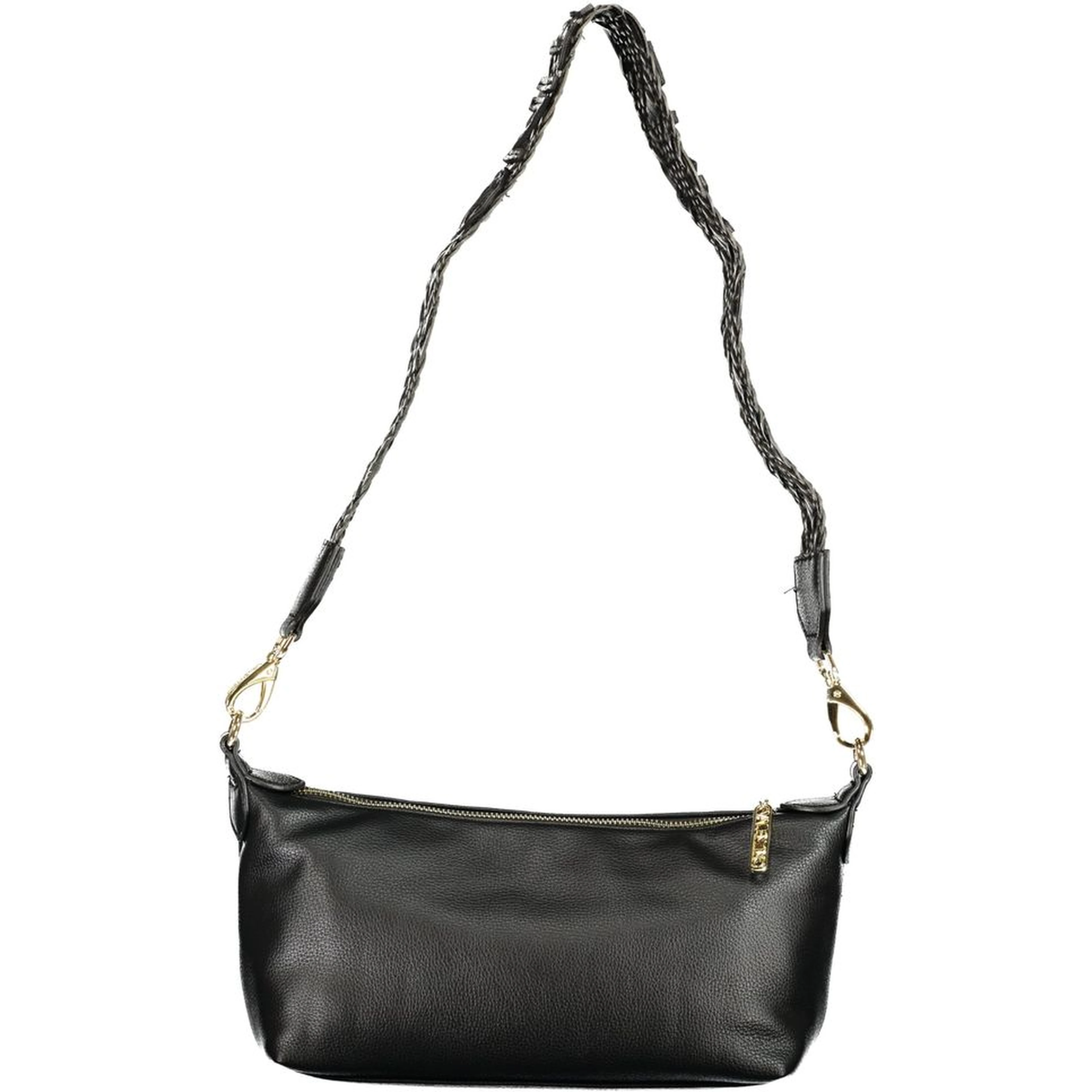 Black Polyurethane Women's Bag