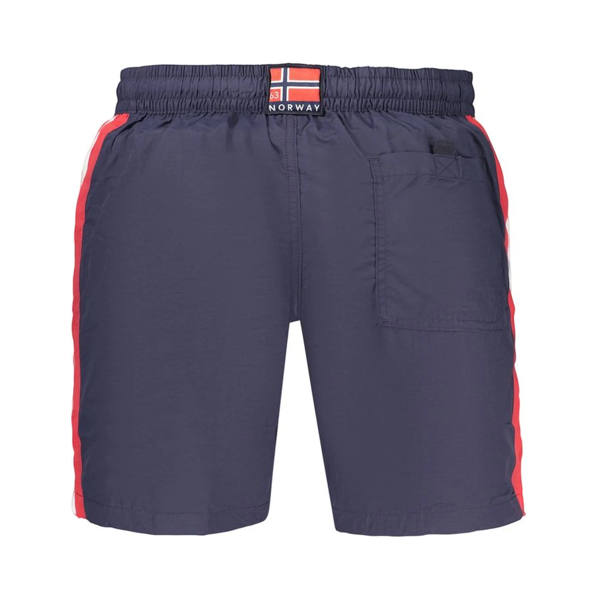 Blue Polyamide Men's Swimwear