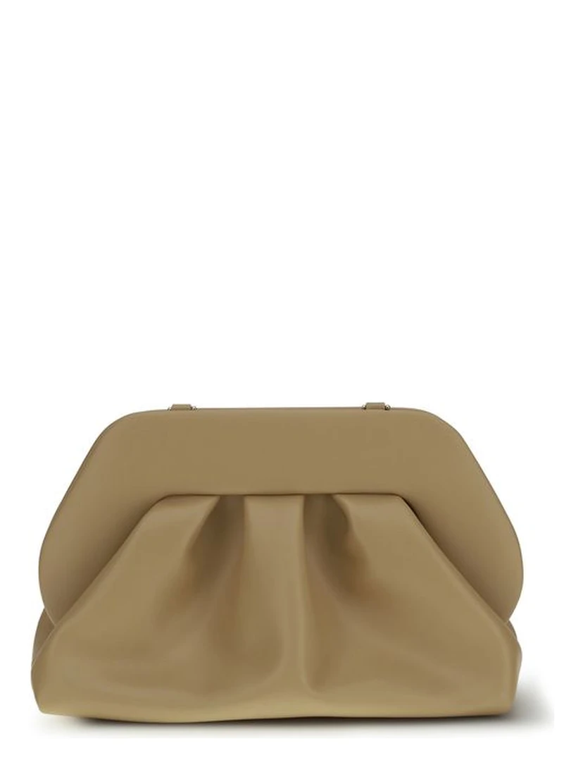 Beige Other Fibres Clutch Bag