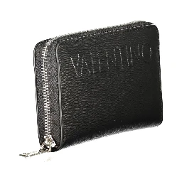 Black Polyurethane Women's Wallet
