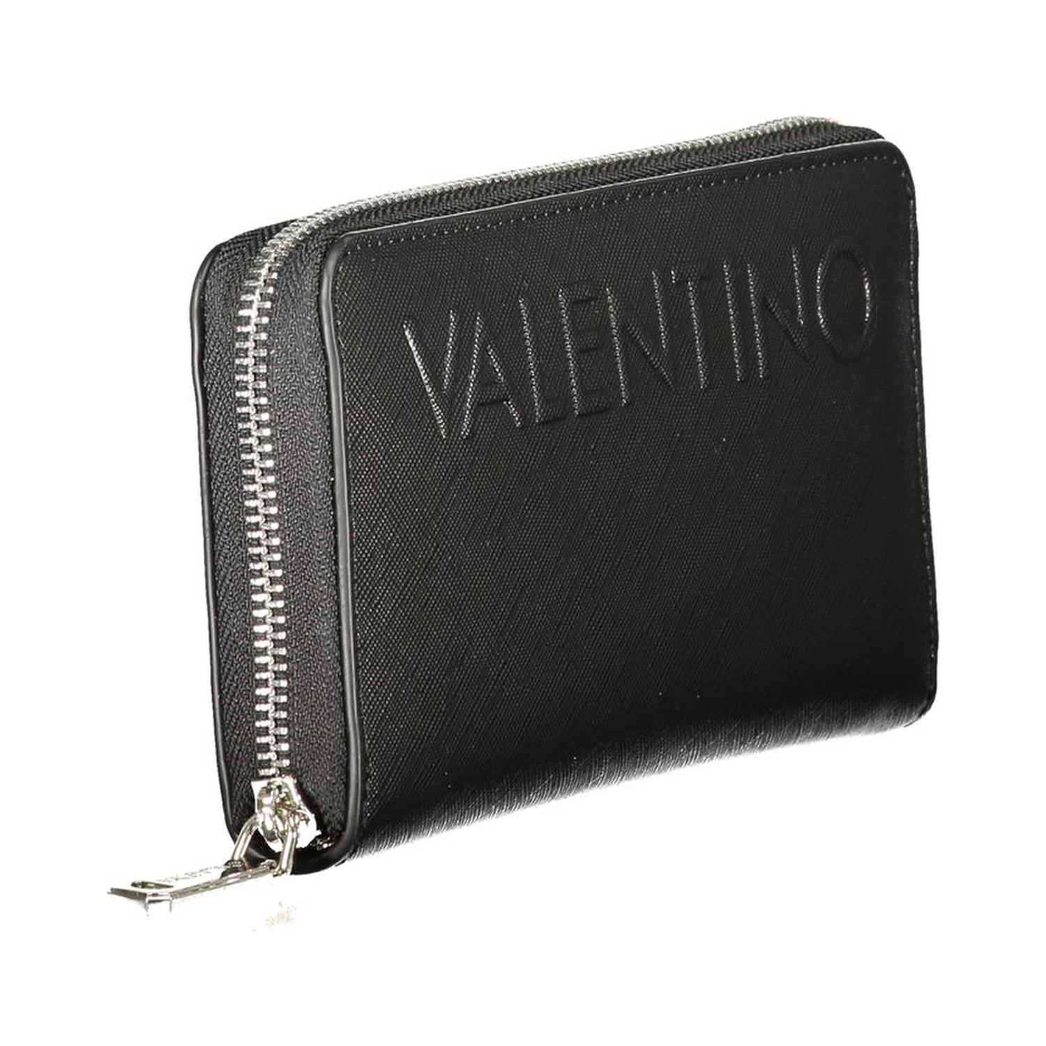 Black Polyurethane Women's Wallet