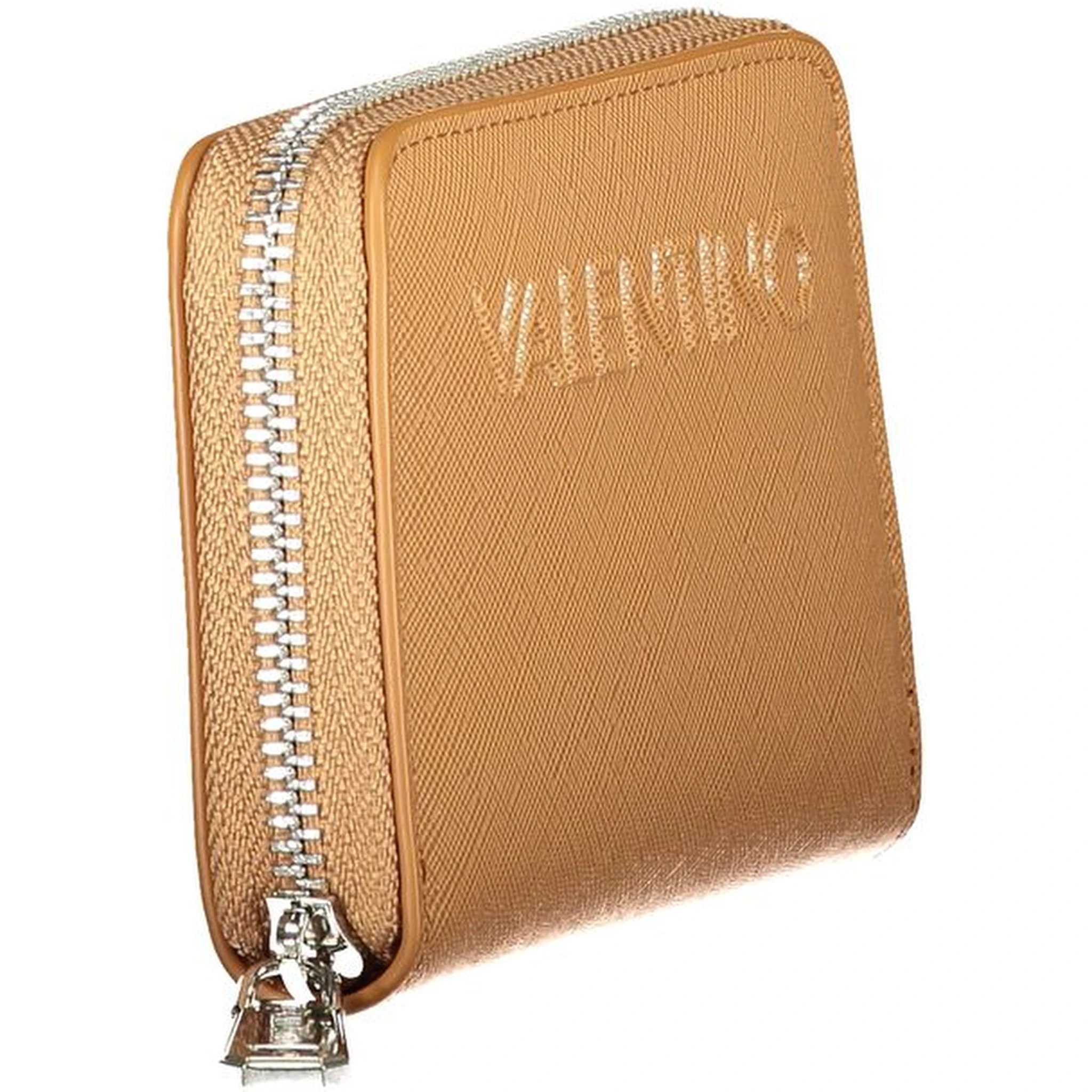 Brown Polyurethane Women's Wallet