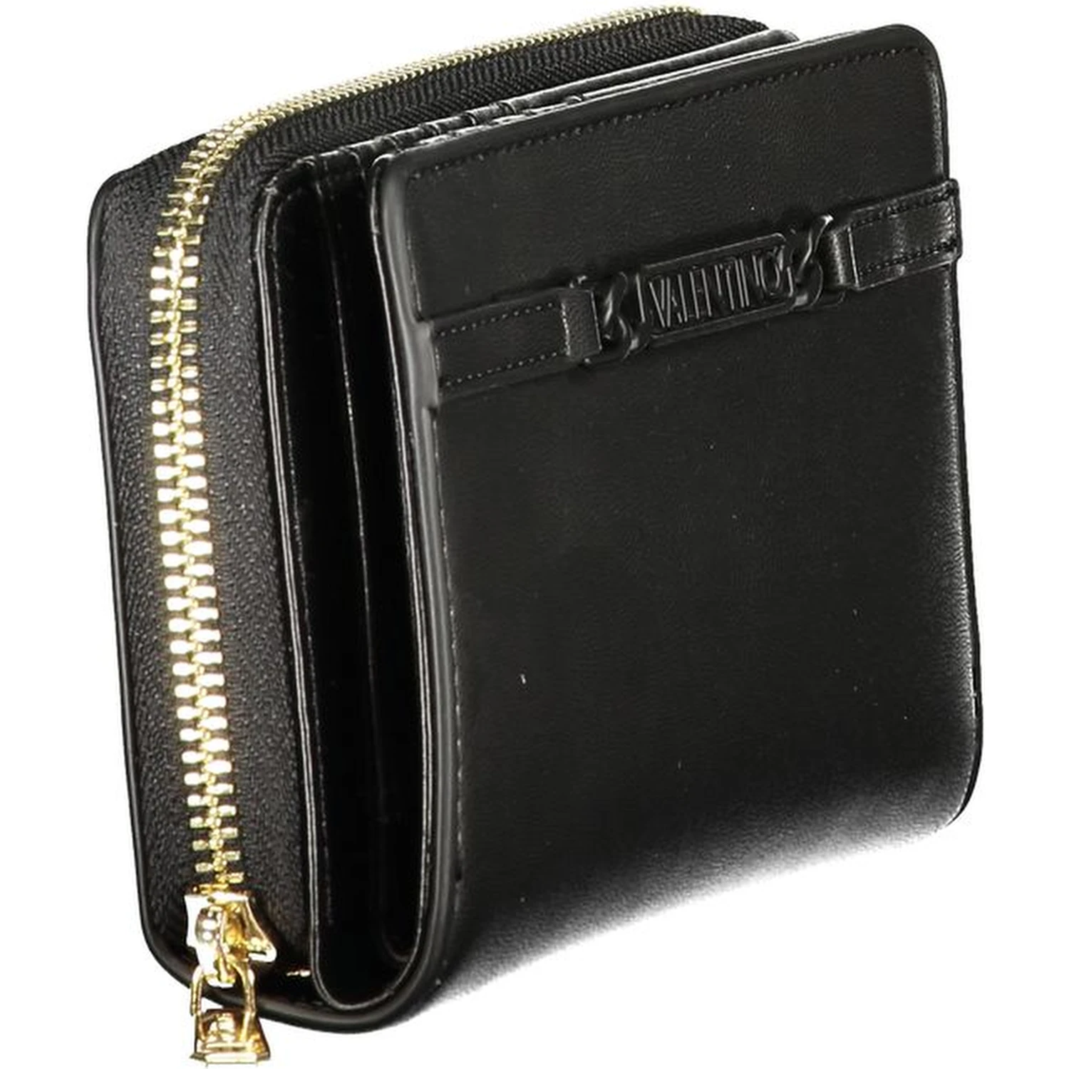 Black Polyurethane Women's Wallet
