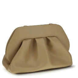 Beige Other Fibres Clutch Bag
