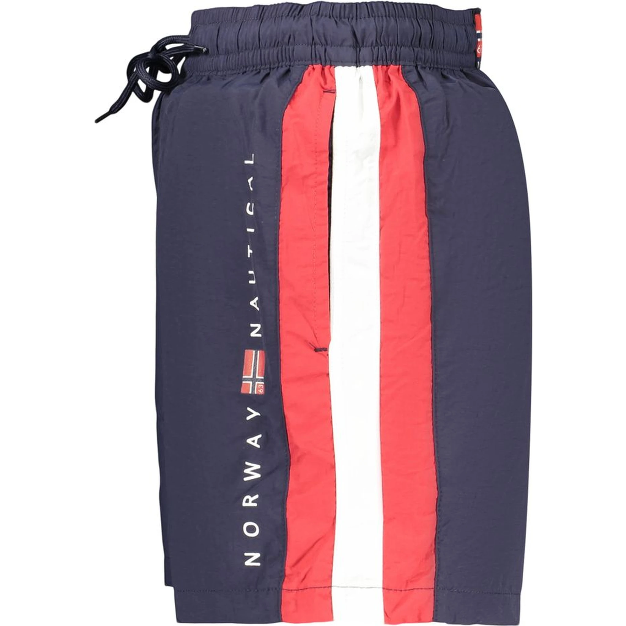 Blue Polyamide Men's Swimwear