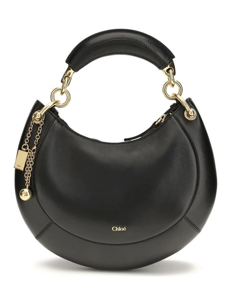 Black Calf Leather Bos Taurus Shoulder Bag