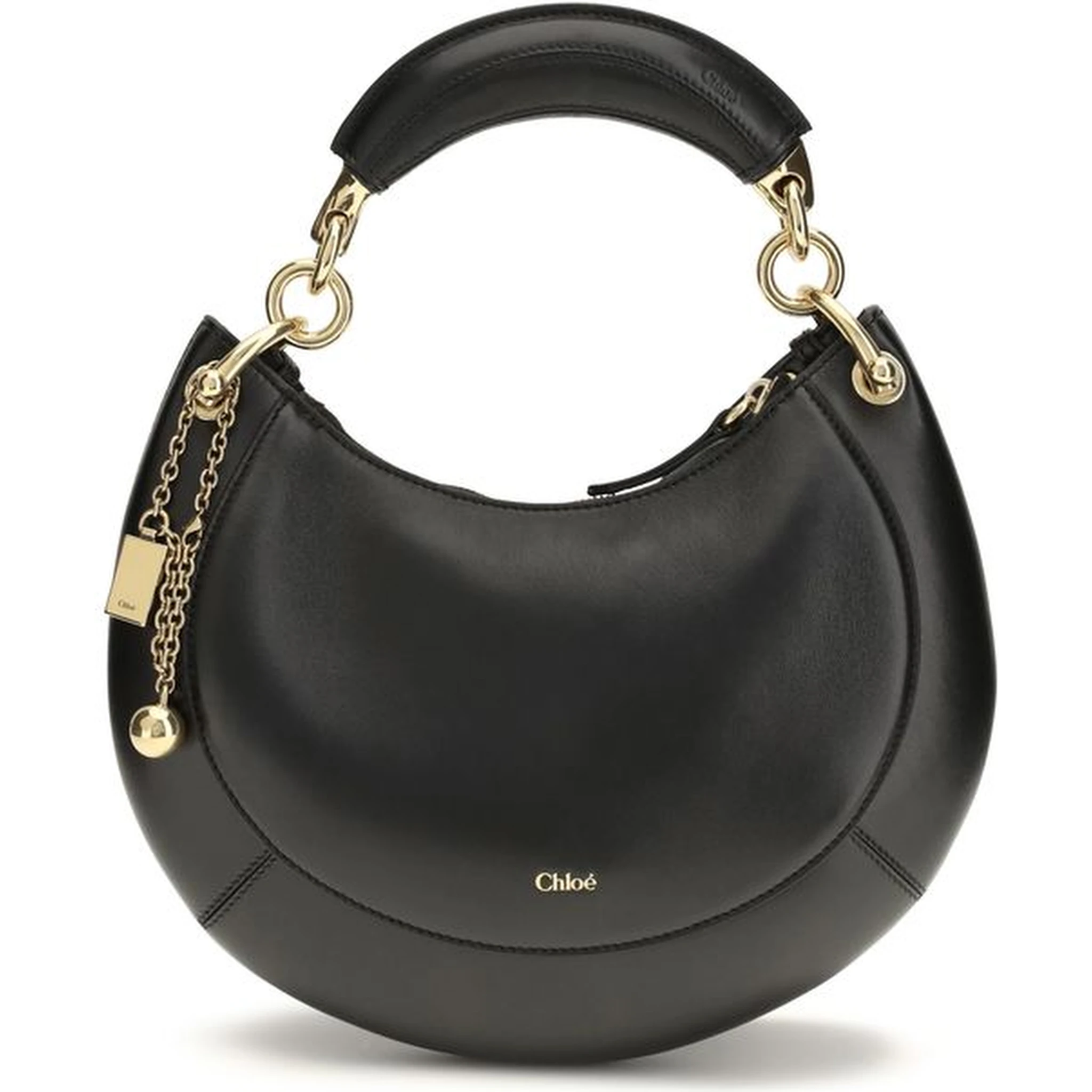 Black Calf Leather Bos Taurus Shoulder Bag