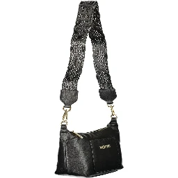 Black Polyurethane Women's Bag