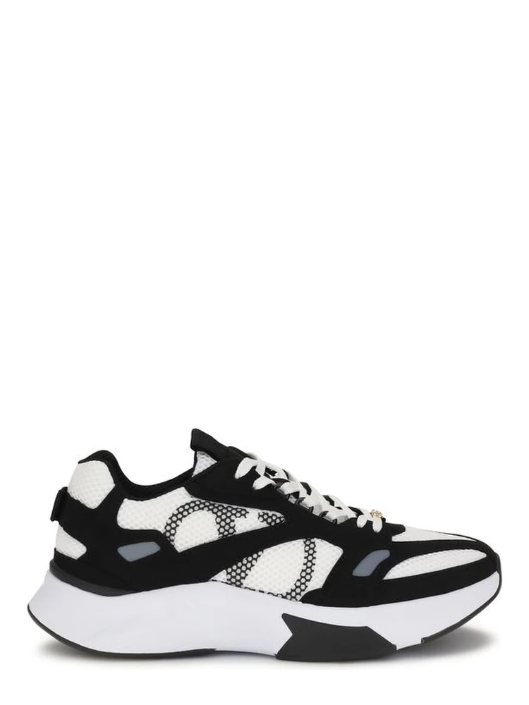 Multicolor Fabric Athletic Sneakers