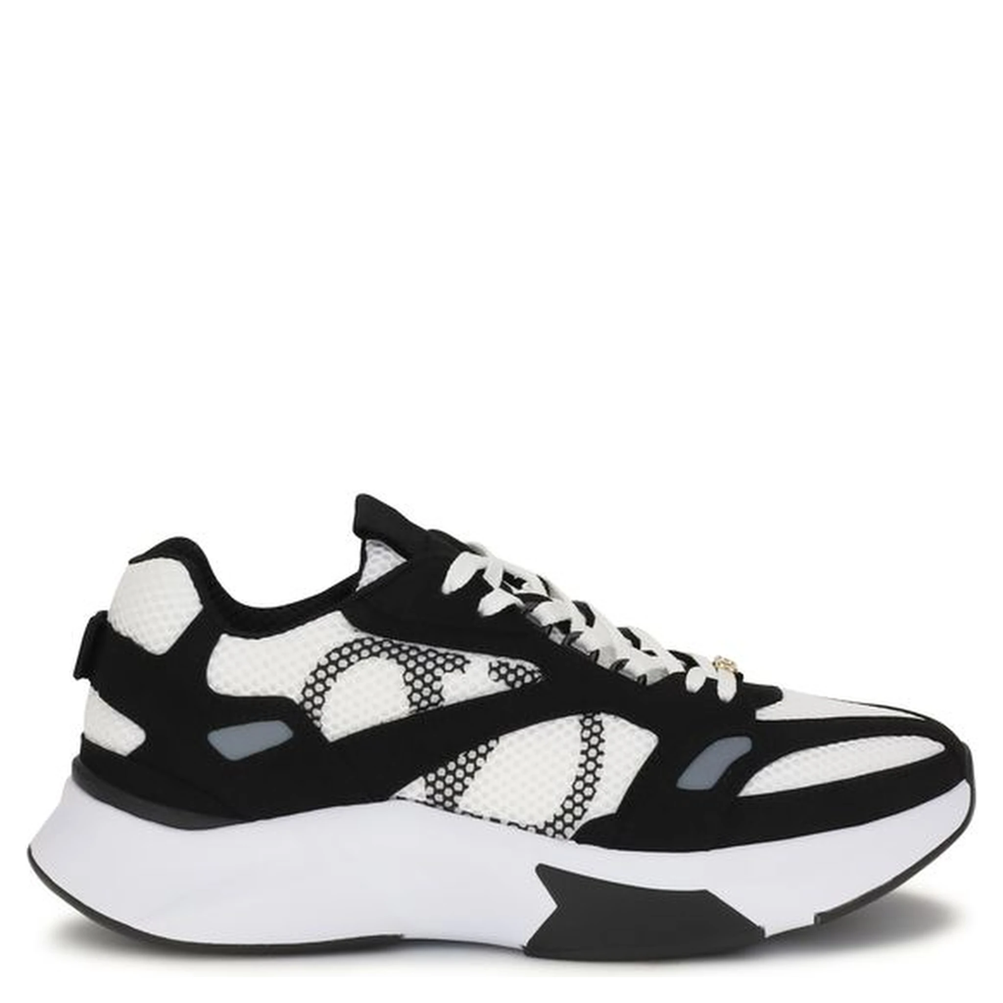 Multicolor Fabric Athletic Sneakers