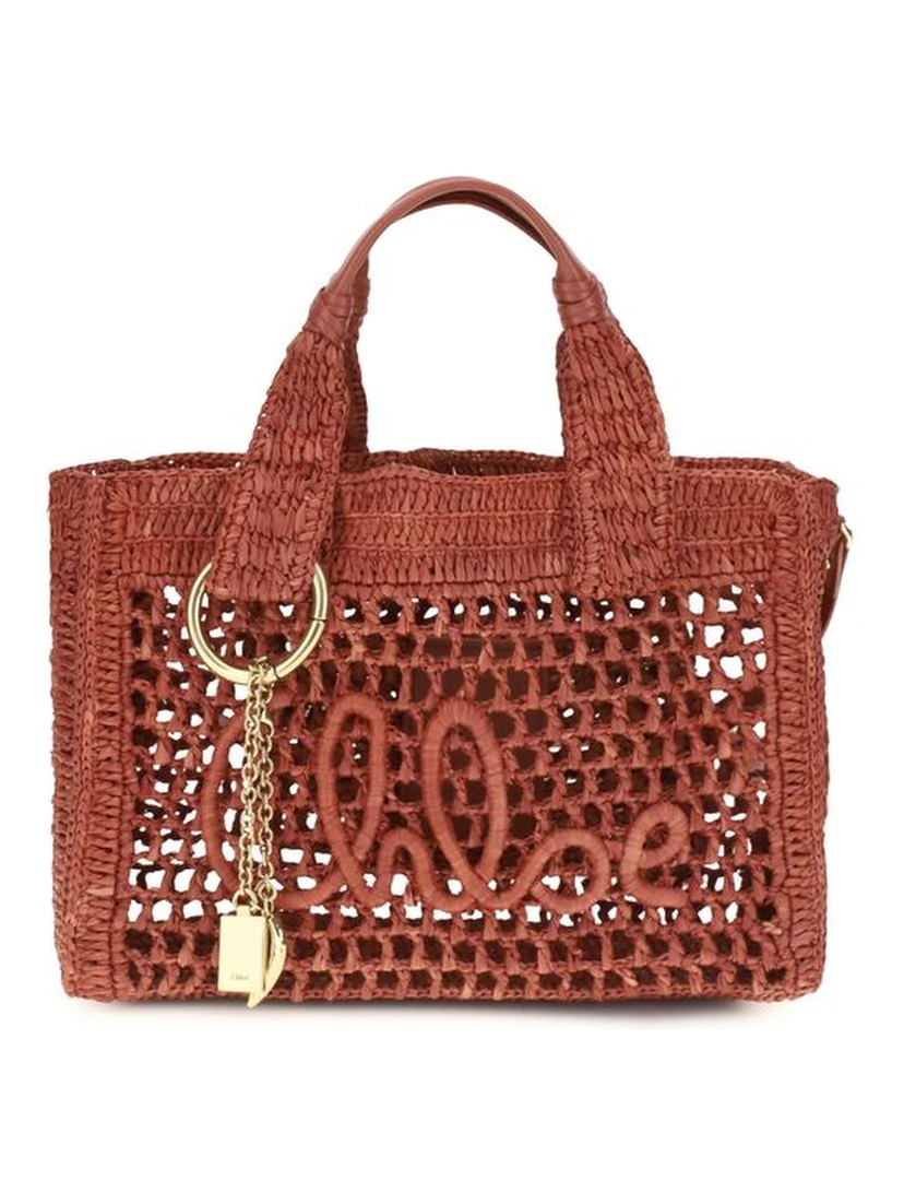 Multicolor Raffia Shoulder Bag