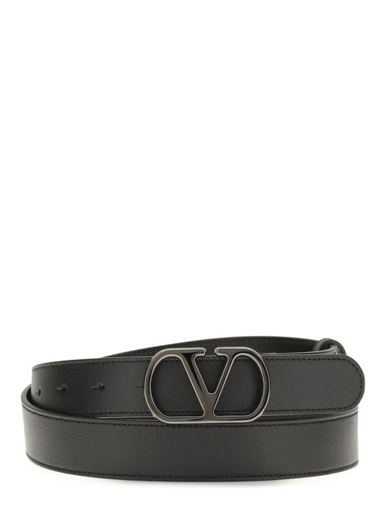 Black Calf Leather Bos Taurus Regular Belt