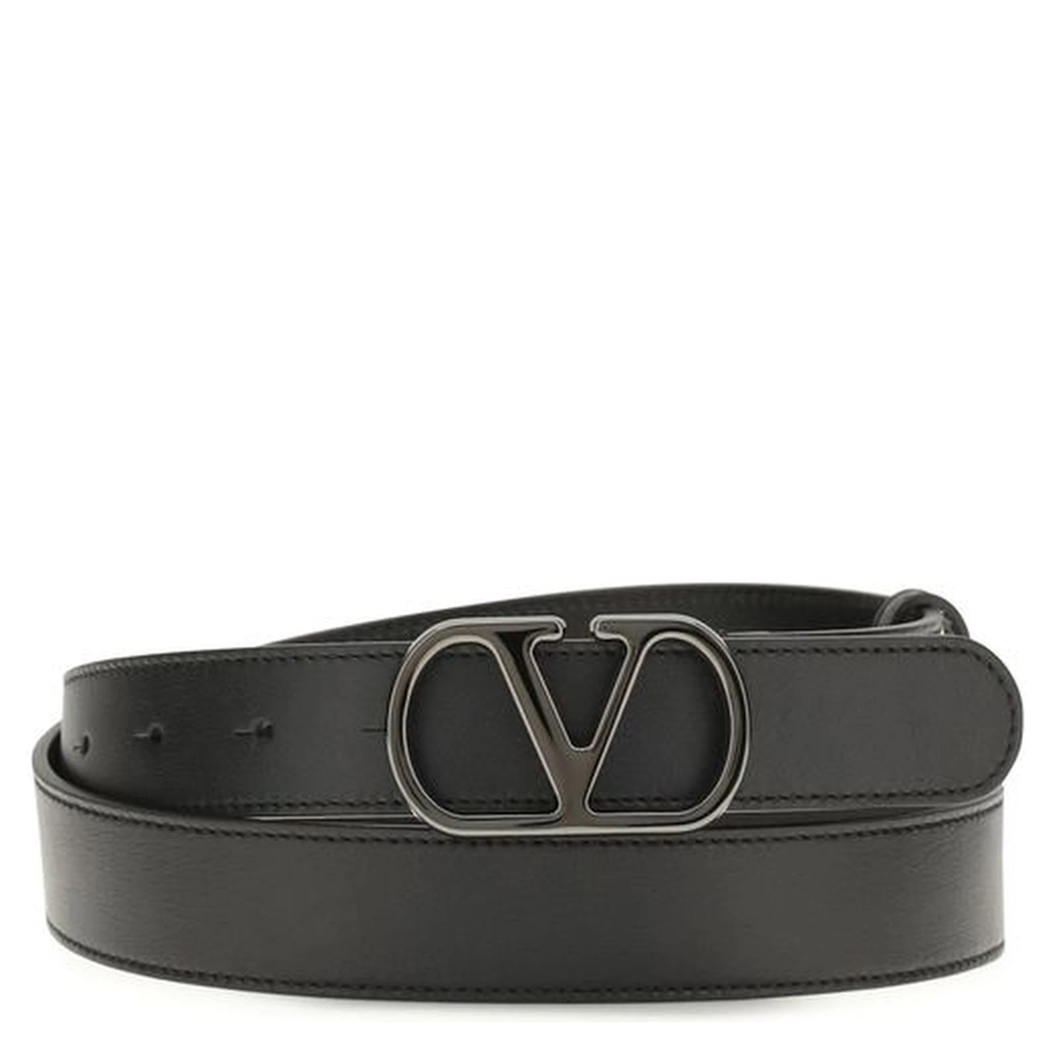 Black Calf Leather Bos Taurus Regular Belt