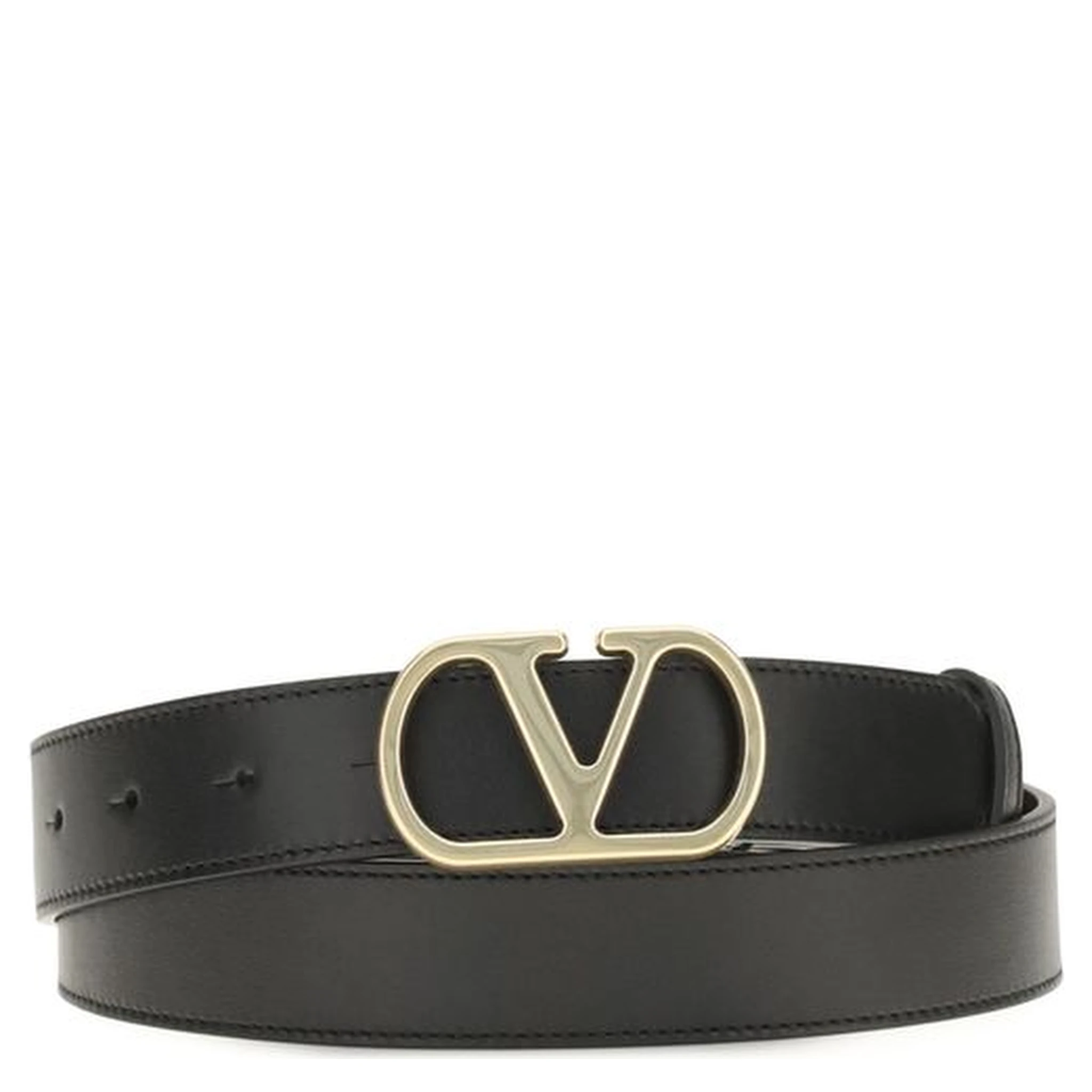 Black Calf Leather Bos Taurus Regular Belt