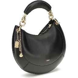 Black Calf Leather Bos Taurus Shoulder Bag