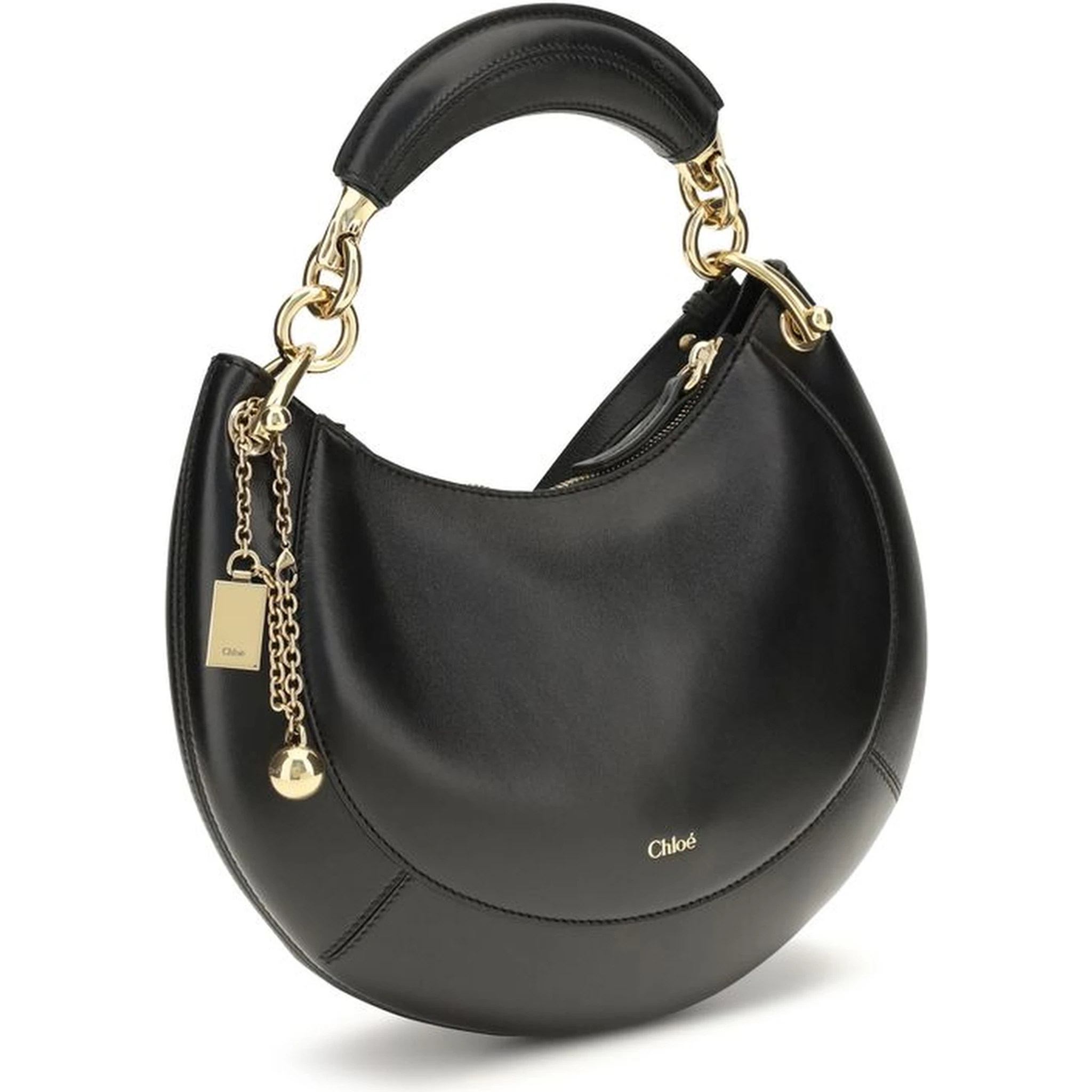 Black Calf Leather Bos Taurus Shoulder Bag