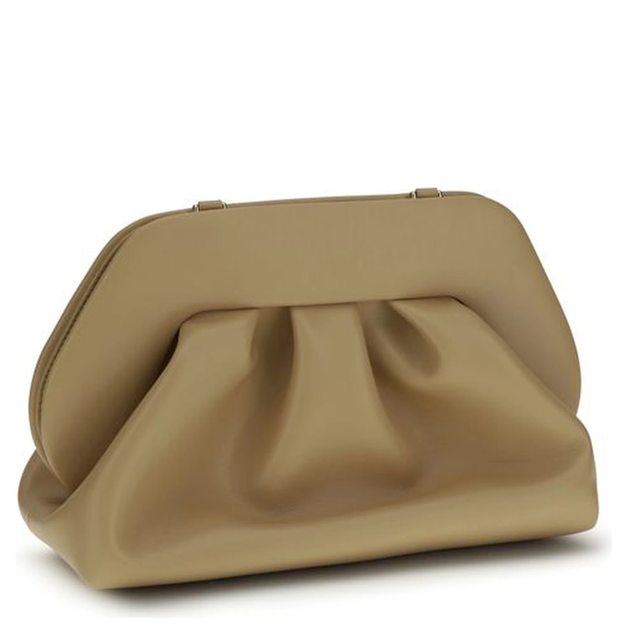 Beige Other Fibres Clutch Bag