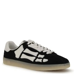 Black Calf Leather Bos Taurus Athletic Sneakers