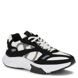 Multicolor Fabric Athletic Sneakers