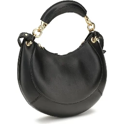 Black Calf Leather Bos Taurus Shoulder Bag
