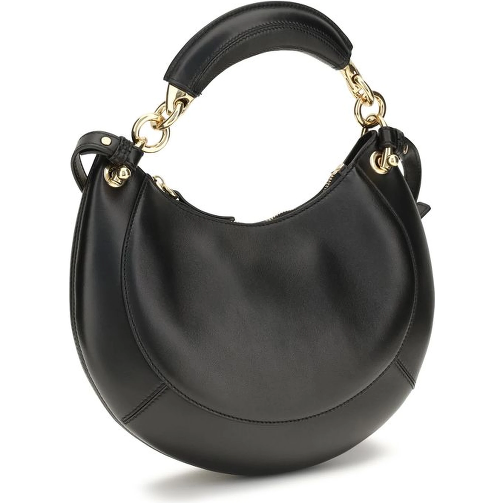 Black Calf Leather Bos Taurus Shoulder Bag