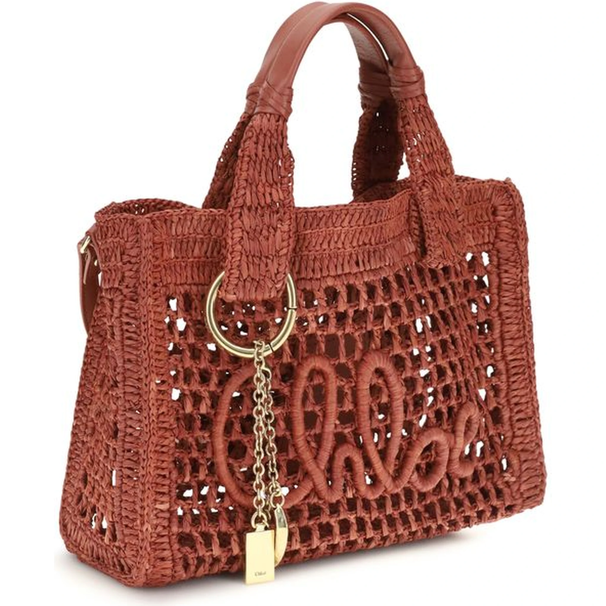 Multicolor Raffia Shoulder Bag