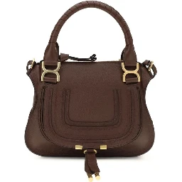 Brown Calf Leather Bos Taurus Handbag