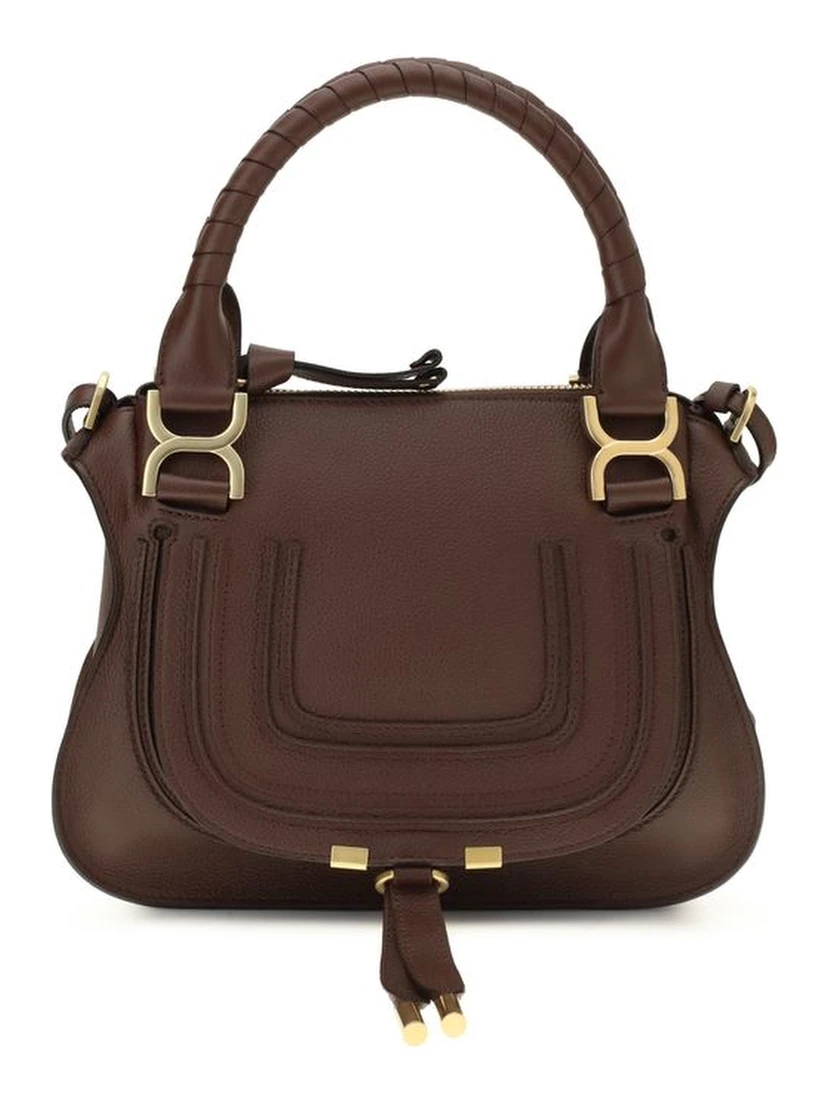 Brown Calf Leather Bos Taurus Handbag