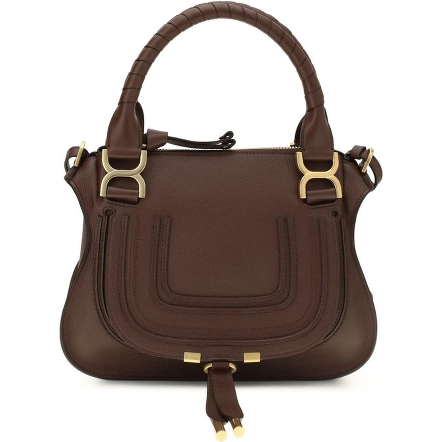Brown Calf Leather Bos Taurus Handbag