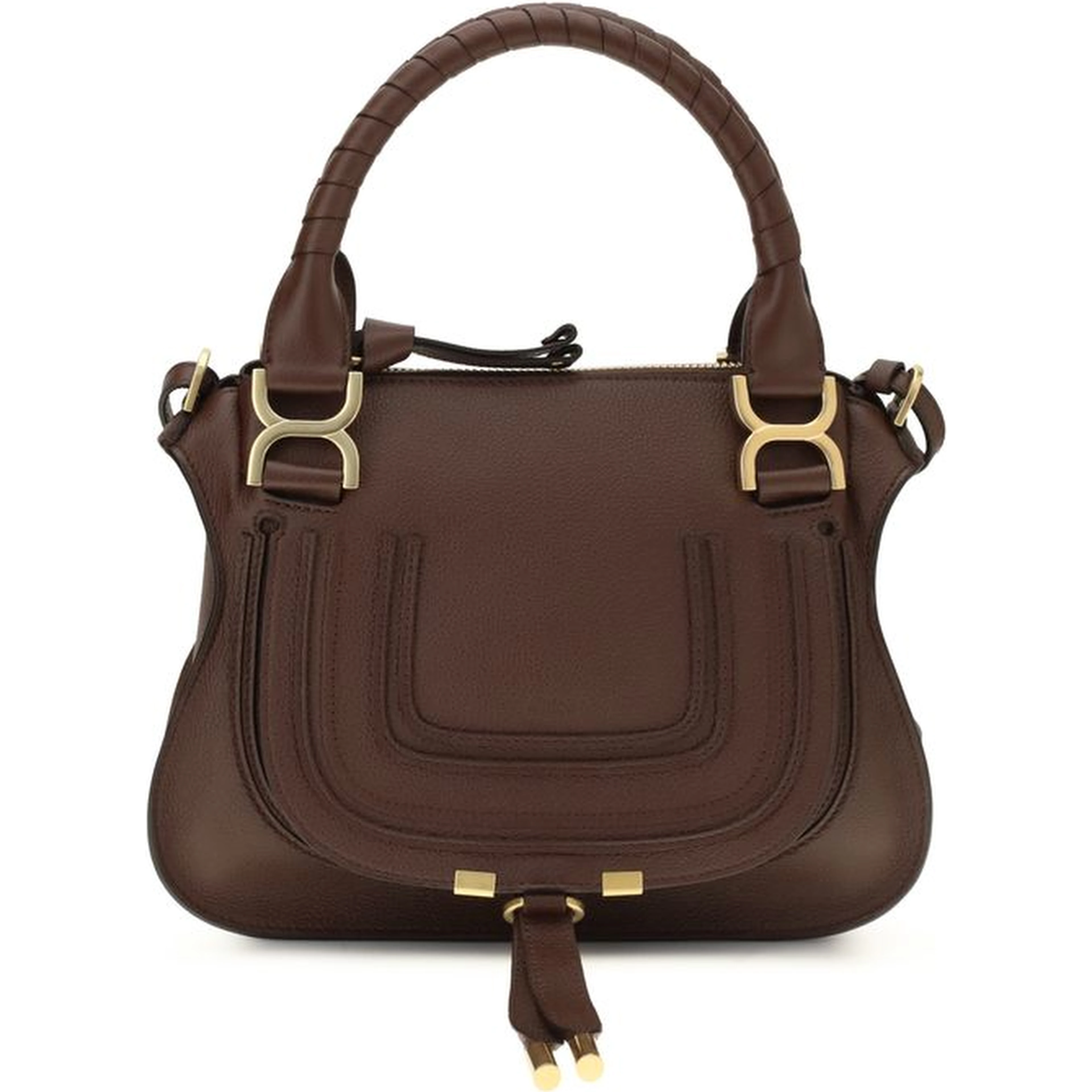 Brown Calf Leather Bos Taurus Handbag