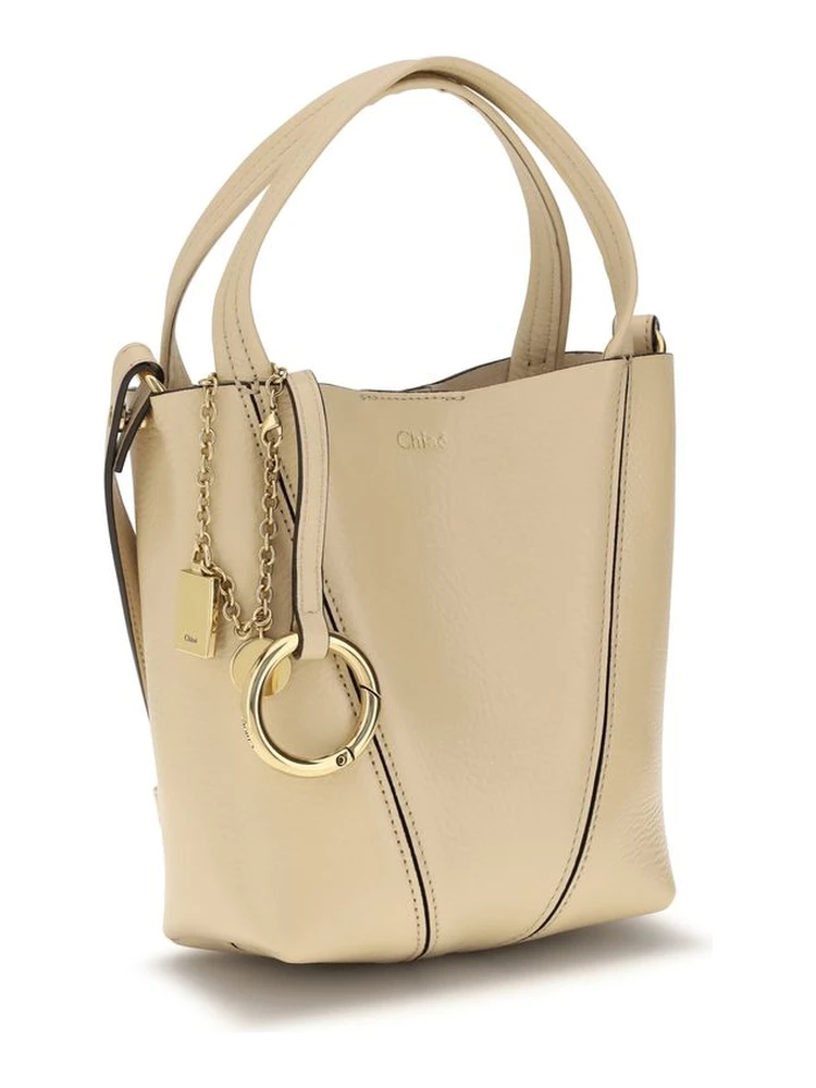 Beige Calf Leather Bos Taurus Shoulder Bag alternative