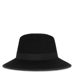 Black Cotton Fedora