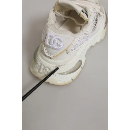 White Airmaster Mesh Low Top Sneakers Shoes