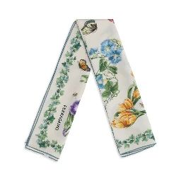 Multicolor Silk Scarf