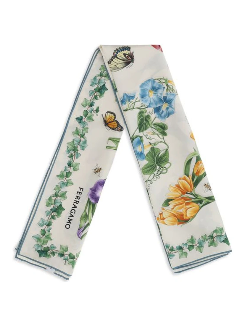 Multicolor Silk Scarf