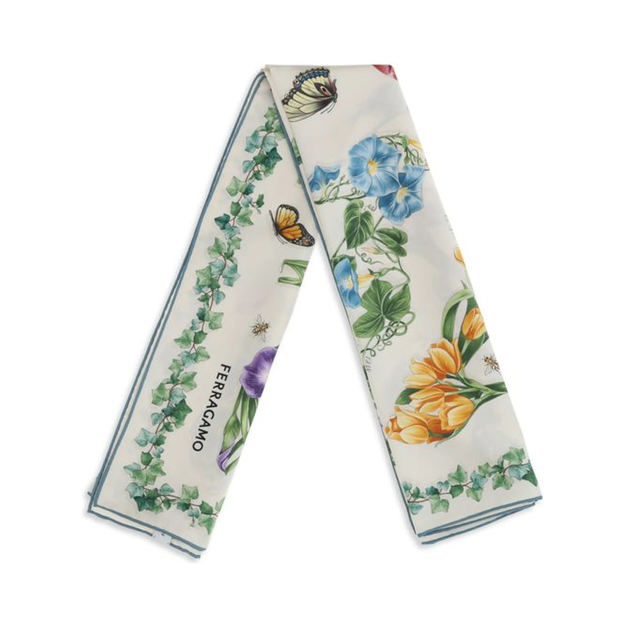 Multicolor Silk Scarf
