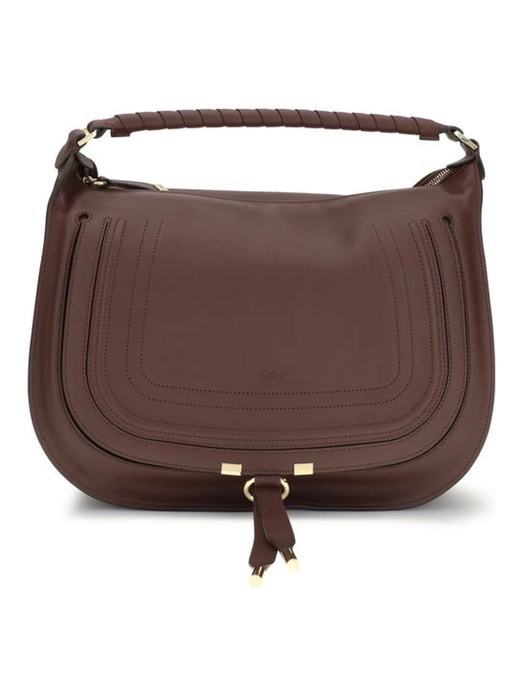 Brown Calf Leather Bos Taurus Shoulder Bag