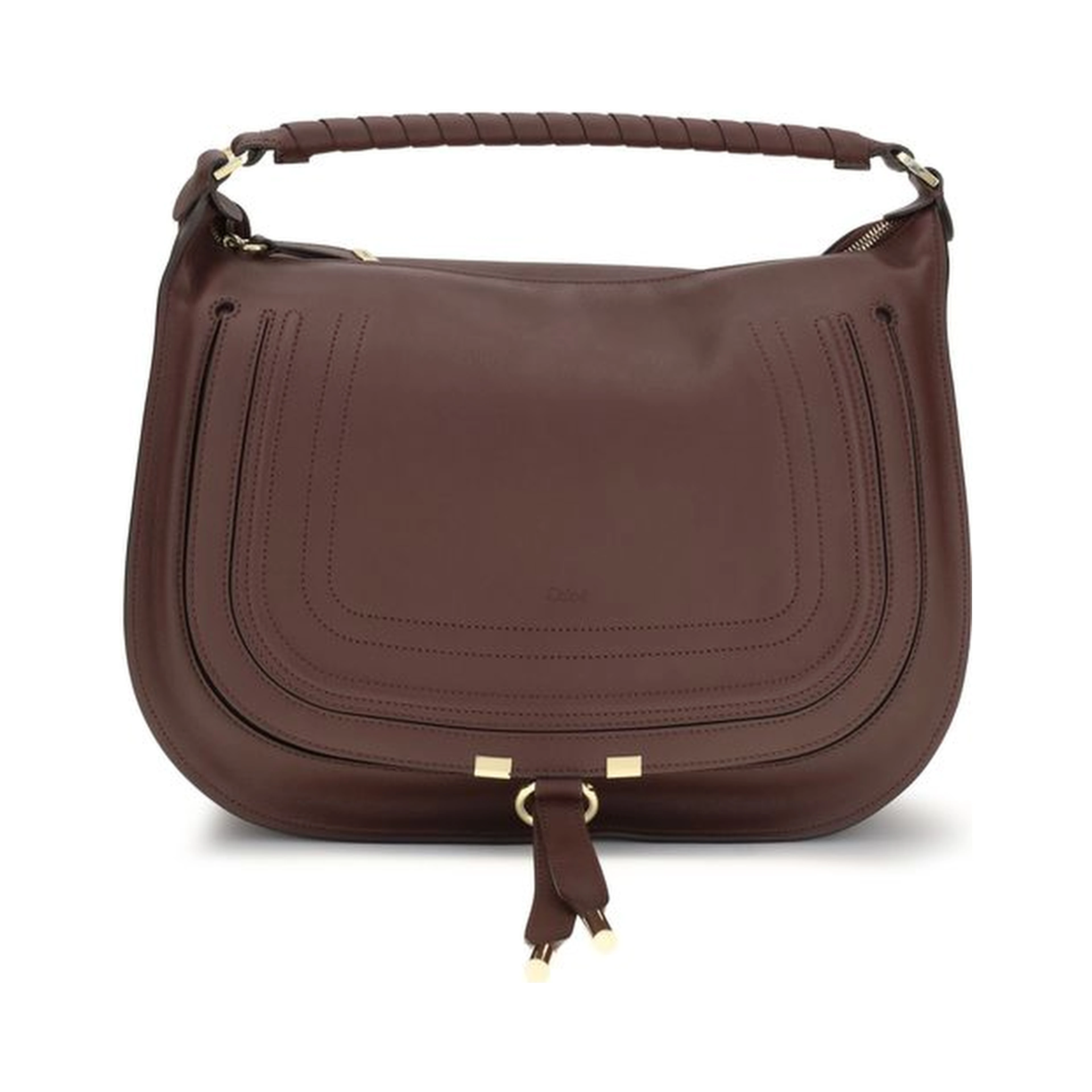 Brown Calf Leather Bos Taurus Shoulder Bag