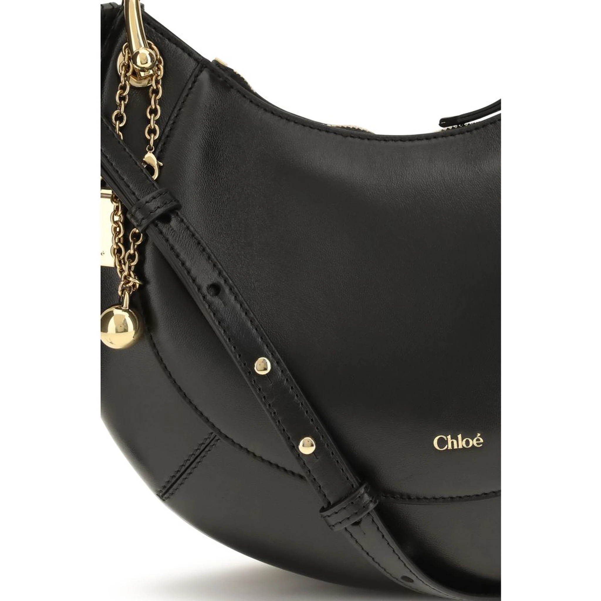 Black Calf Leather Bos Taurus Shoulder Bag
