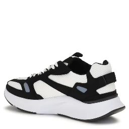 Multicolor Fabric Athletic Sneakers
