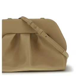 Beige Other Fibres Clutch Bag