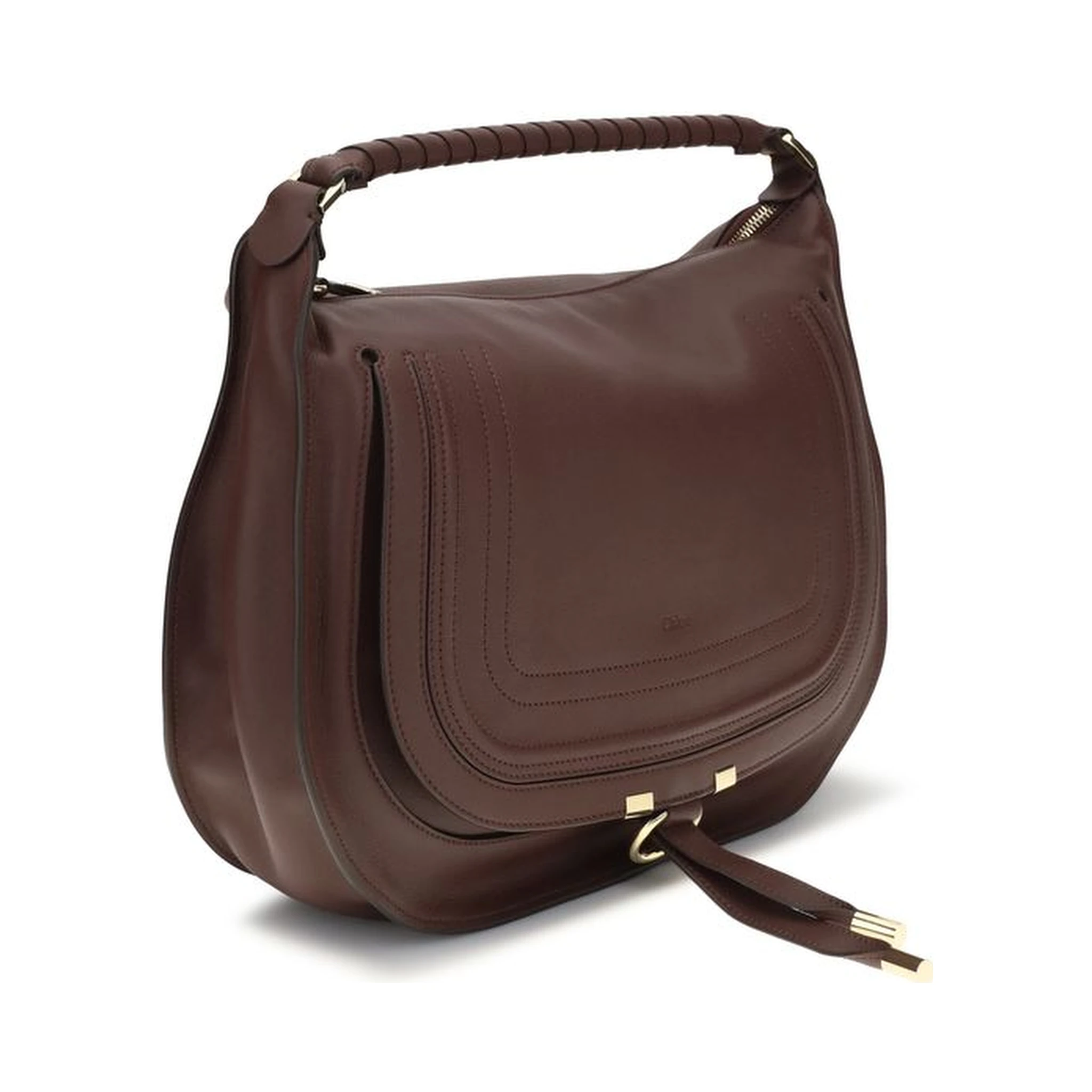 Brown Calf Leather Bos Taurus Shoulder Bag