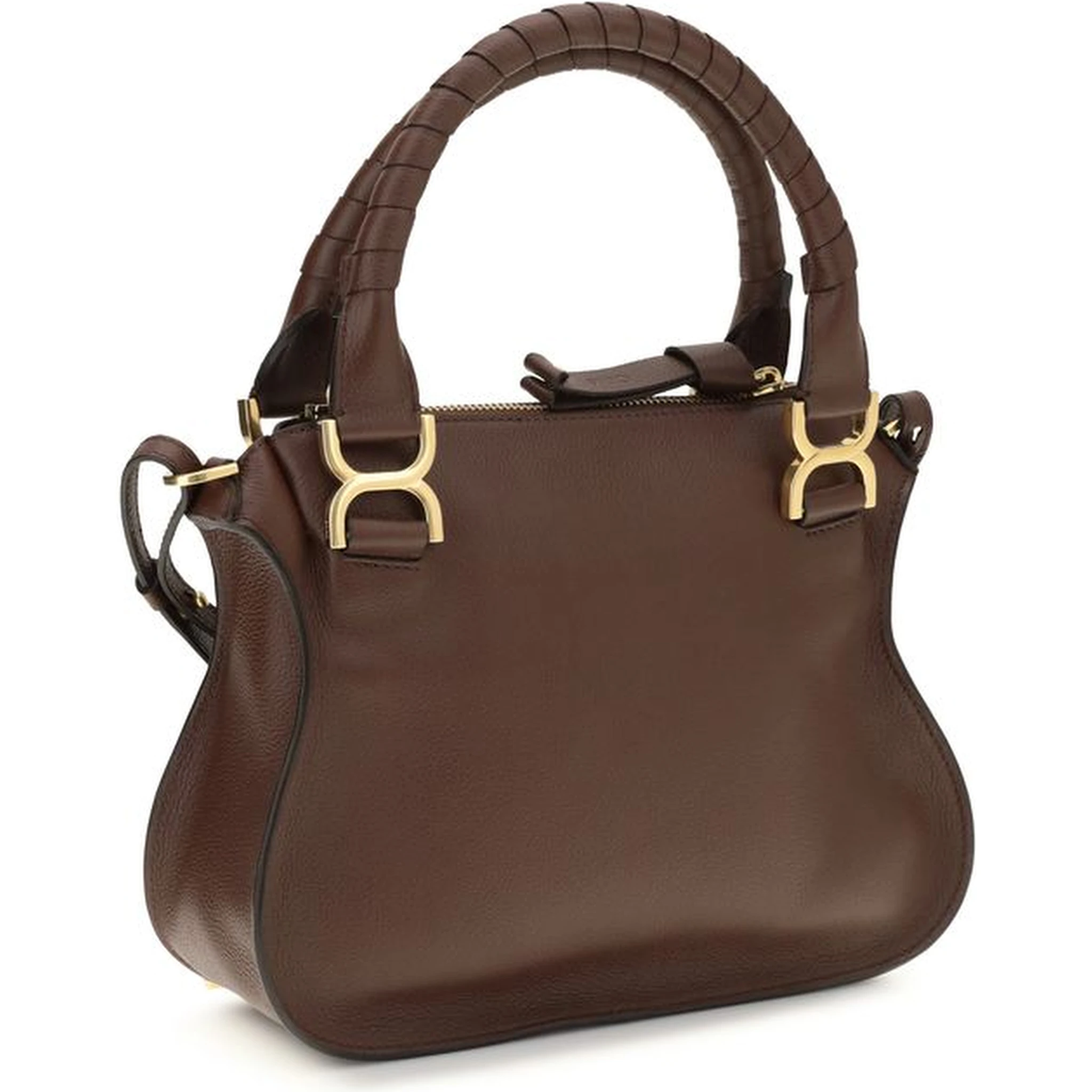 Brown Calf Leather Bos Taurus Handbag