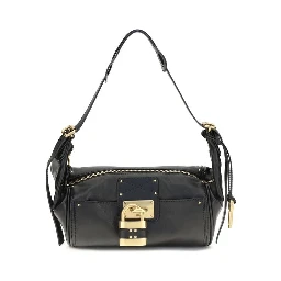 Black Calf Leather Bos Taurus Shoulder Bag